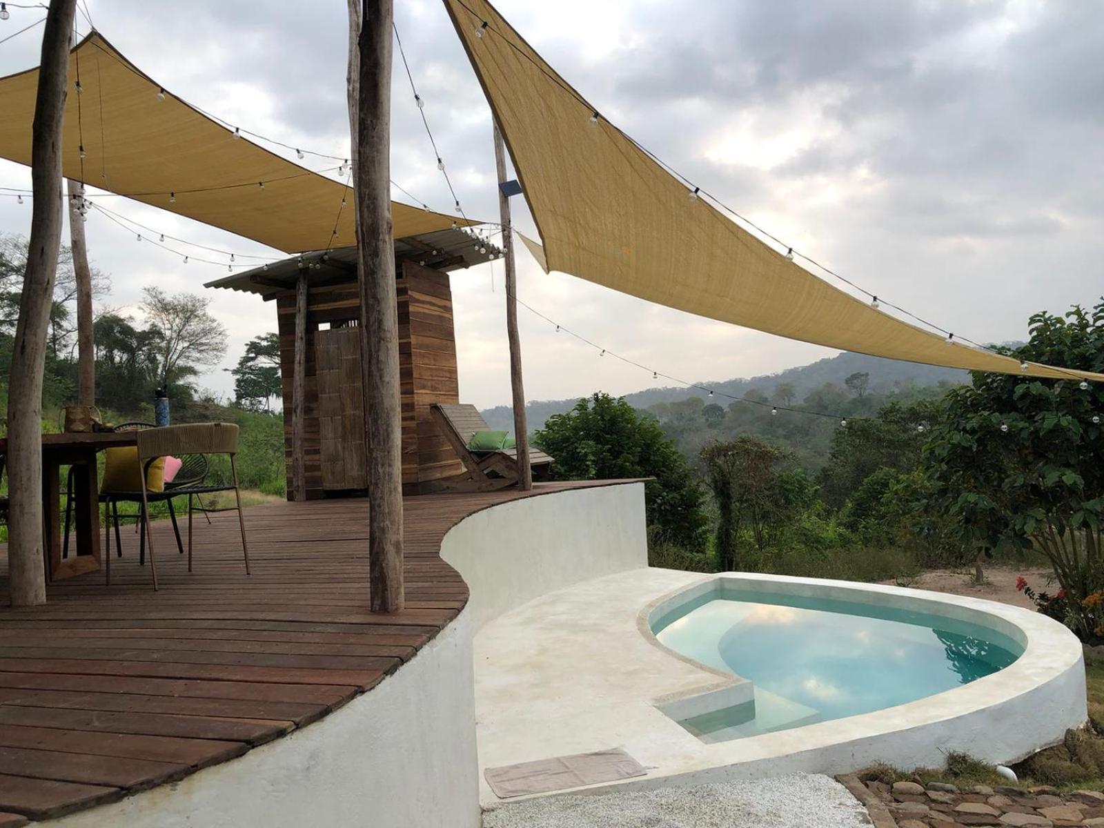 La Mona Eco Cabins Palomino Buitenkant foto